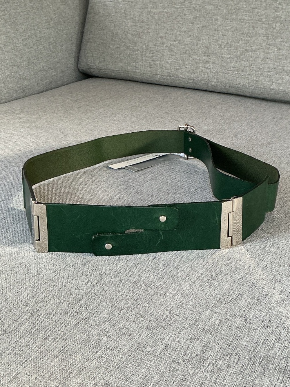 NWT Leather Statement Belt - Handmade in Canada